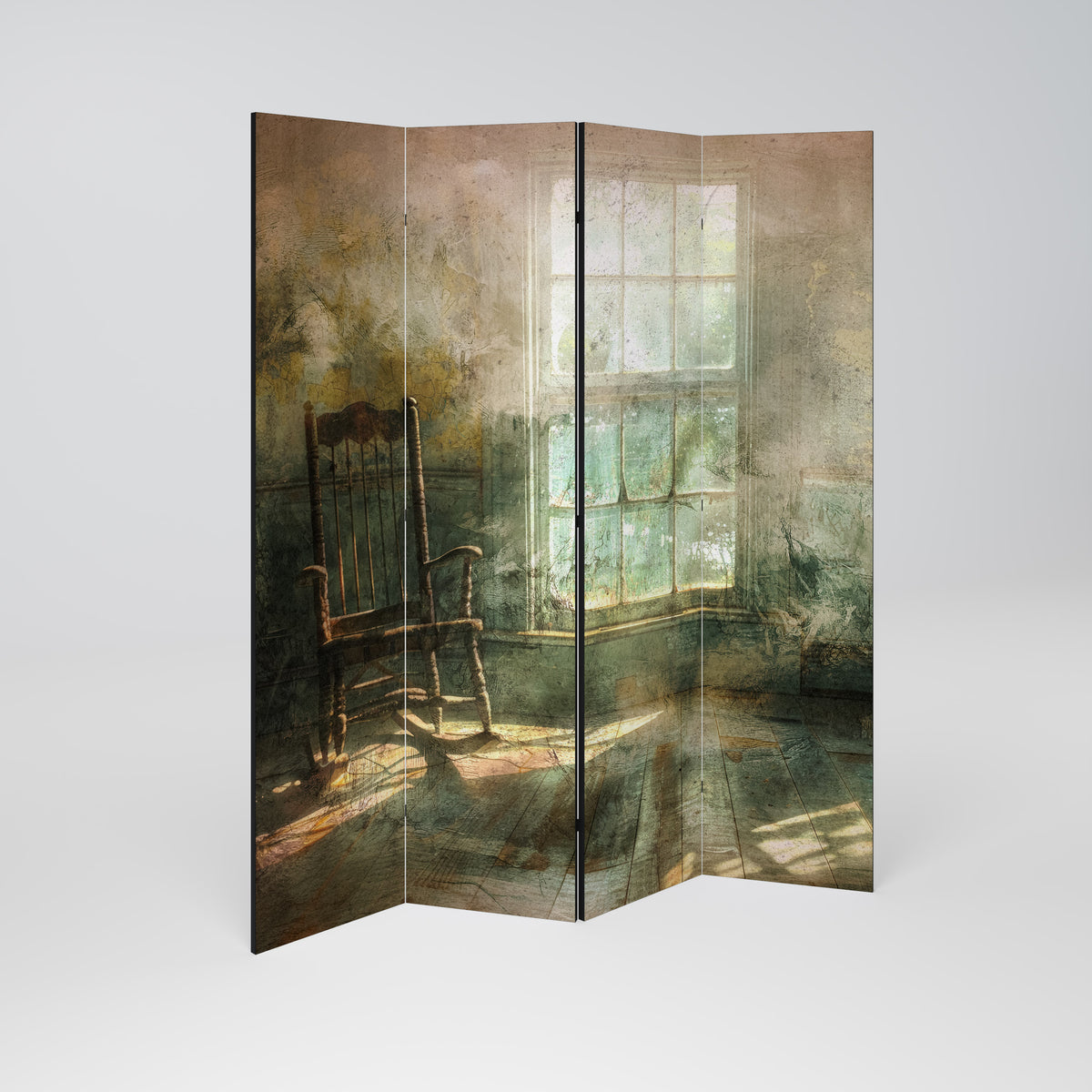 SUNLIT STILLNESS 4-teiliger Paravent