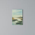 MORNING BY THE LAKE Vertical Canvas Print