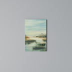 MORNING BY THE LAKE Vertical Canvas Print