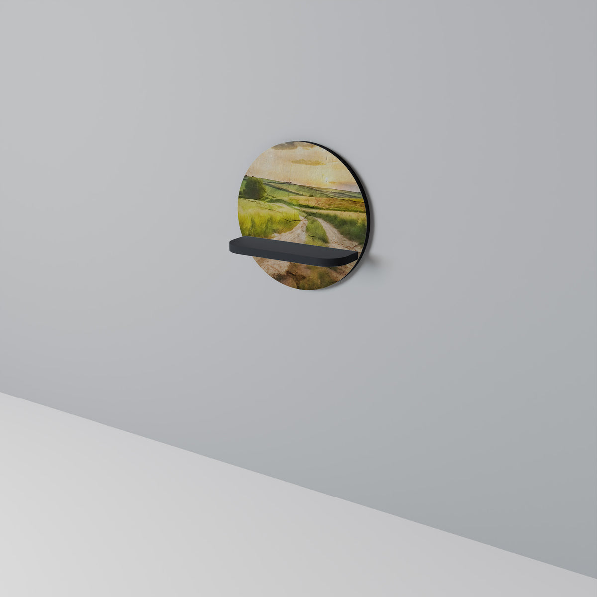 SUNSET PATH Prateleira Artística