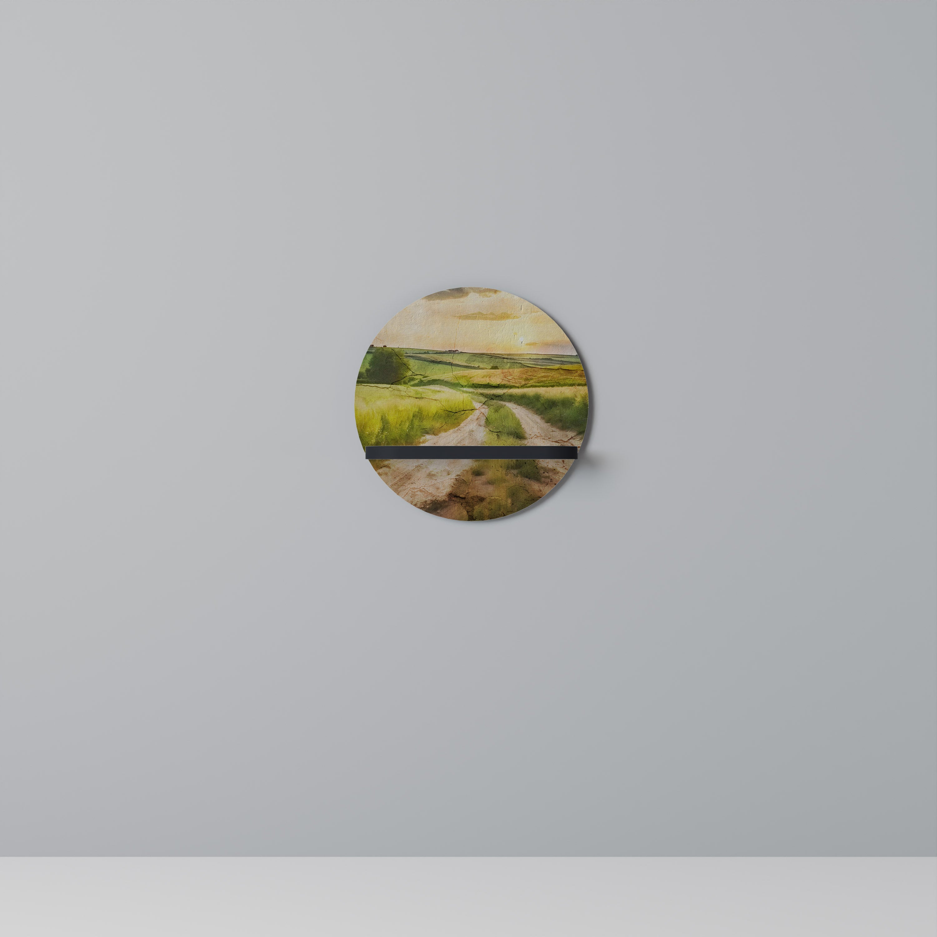 SUNSET PATH Decorative Art Shelf