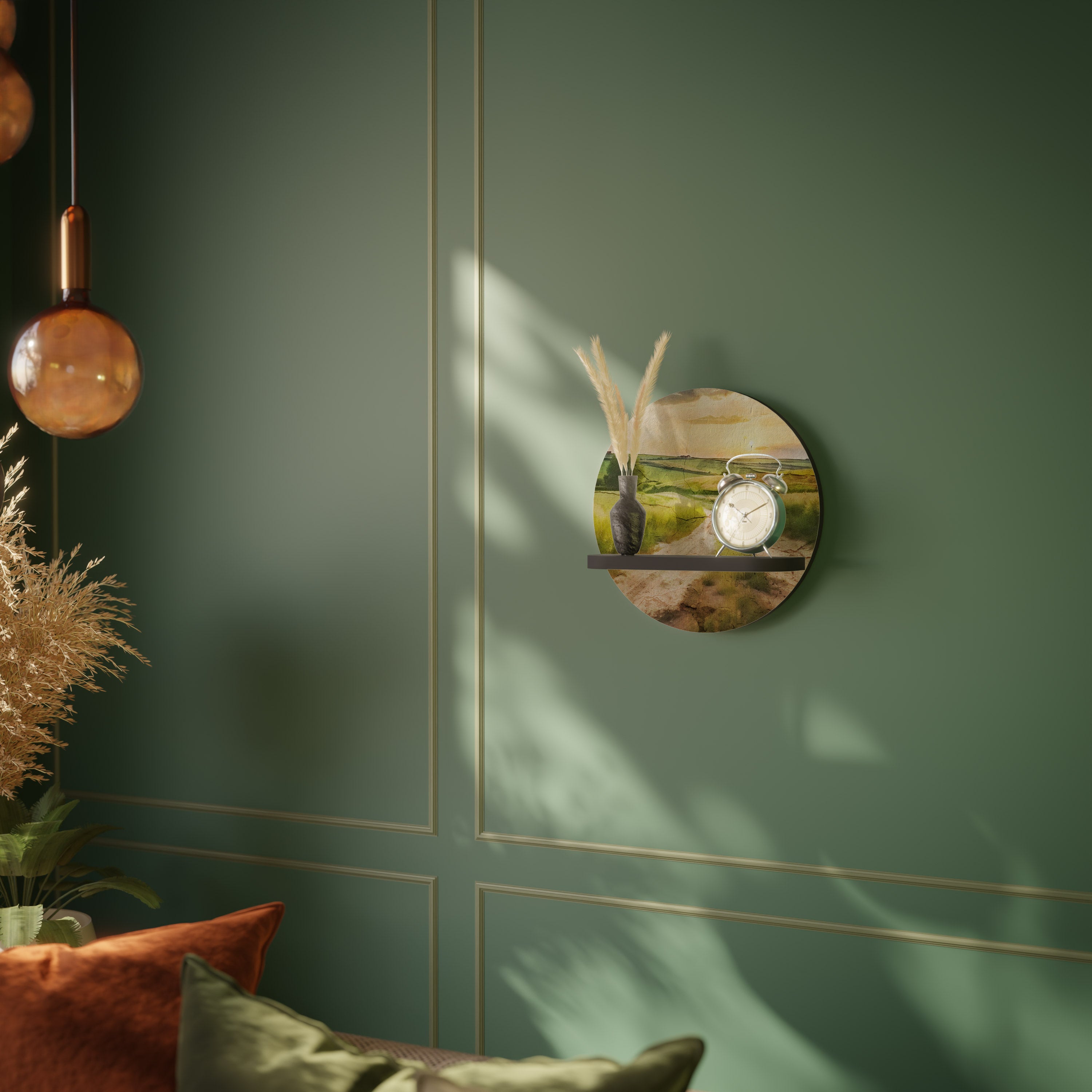 SUNSET PATH Decorative Art Shelf