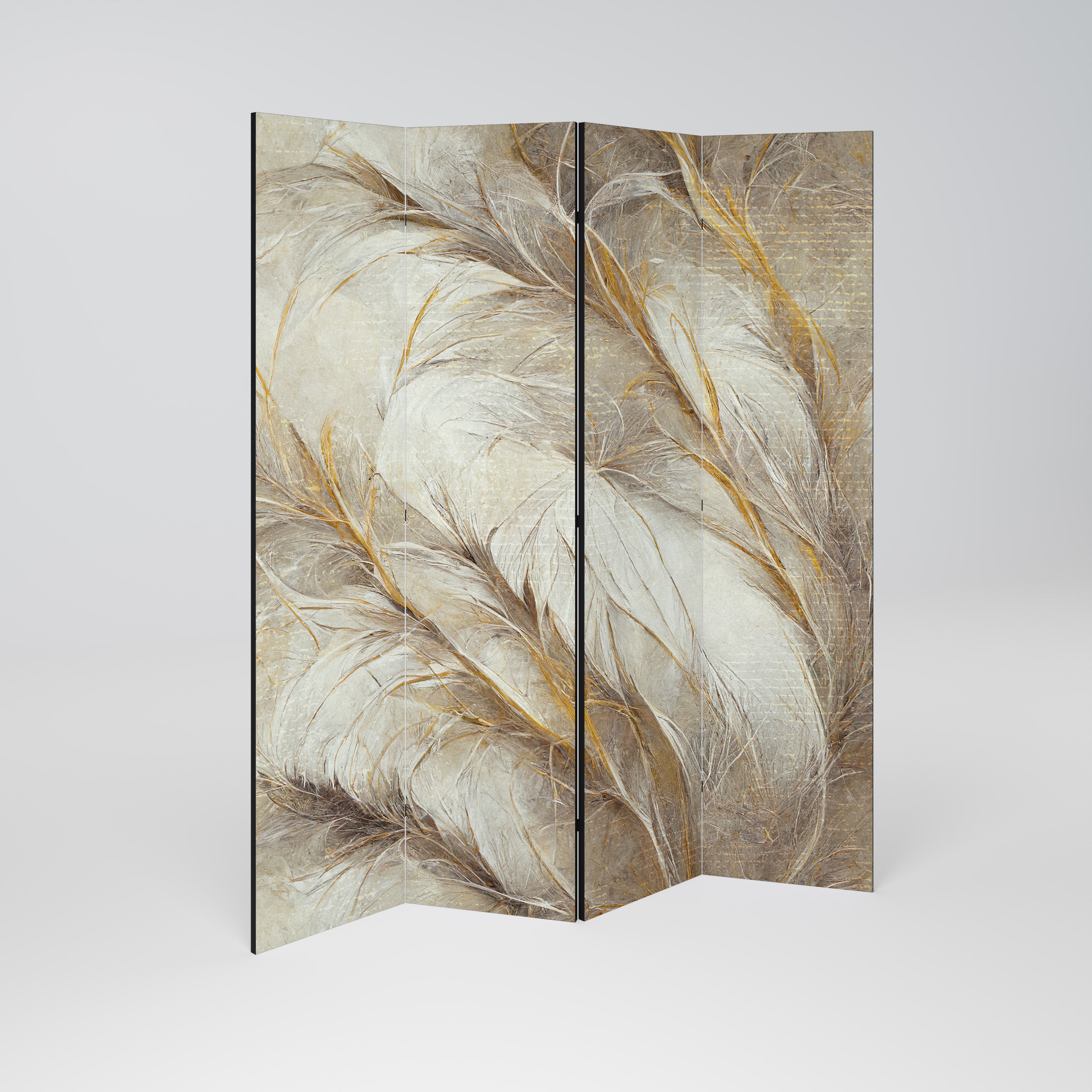 SOFT PLUMAGE Rumsavdelare 4 paneler