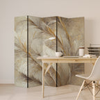 SOFT PLUMAGE 5-Panel Room Divider