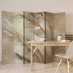 SOFT PLUMAGE 6-Panel Room Divider