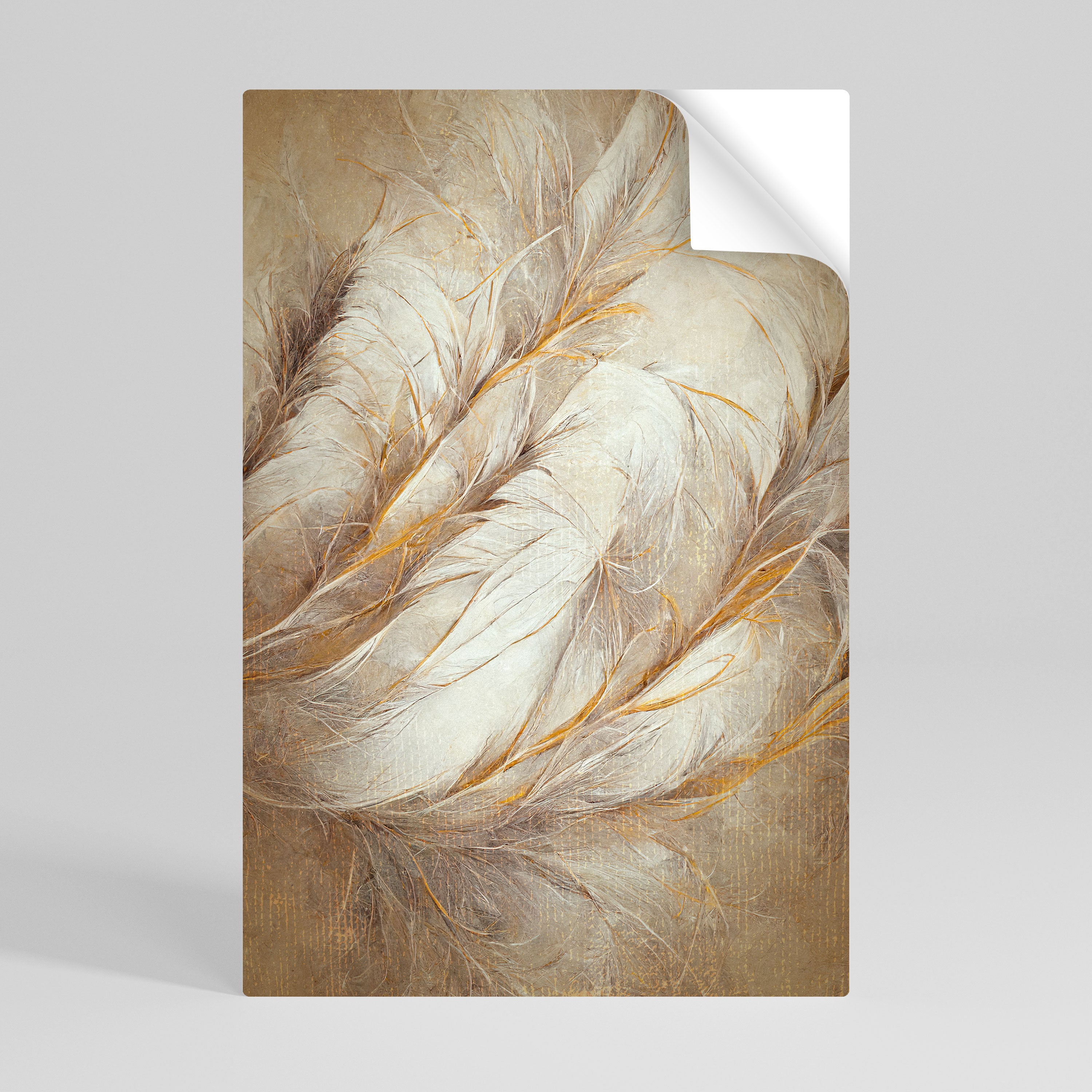 SOFT PLUMAGE Selbstklebendes Poster - Hochformat