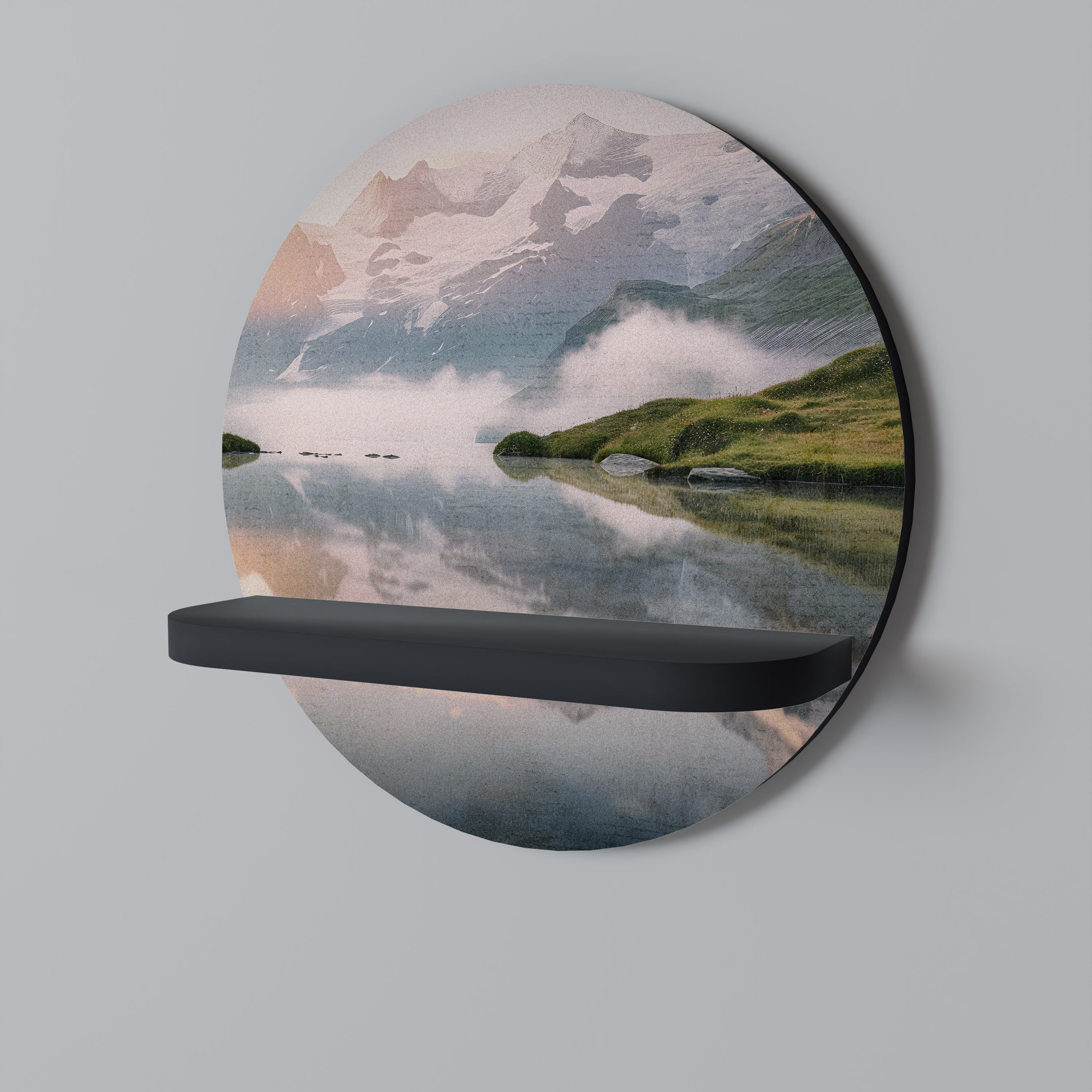 FOGGY HORIZON Decorative Art Shelf