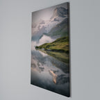 FOGGY HORIZON Vertical Canvas Print