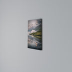 FOGGY HORIZON Vertical Canvas Print
