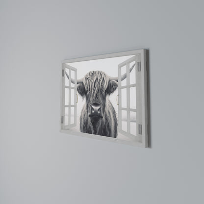 WILDLY WINDOWED VIEWS Horizontal Canvas Print