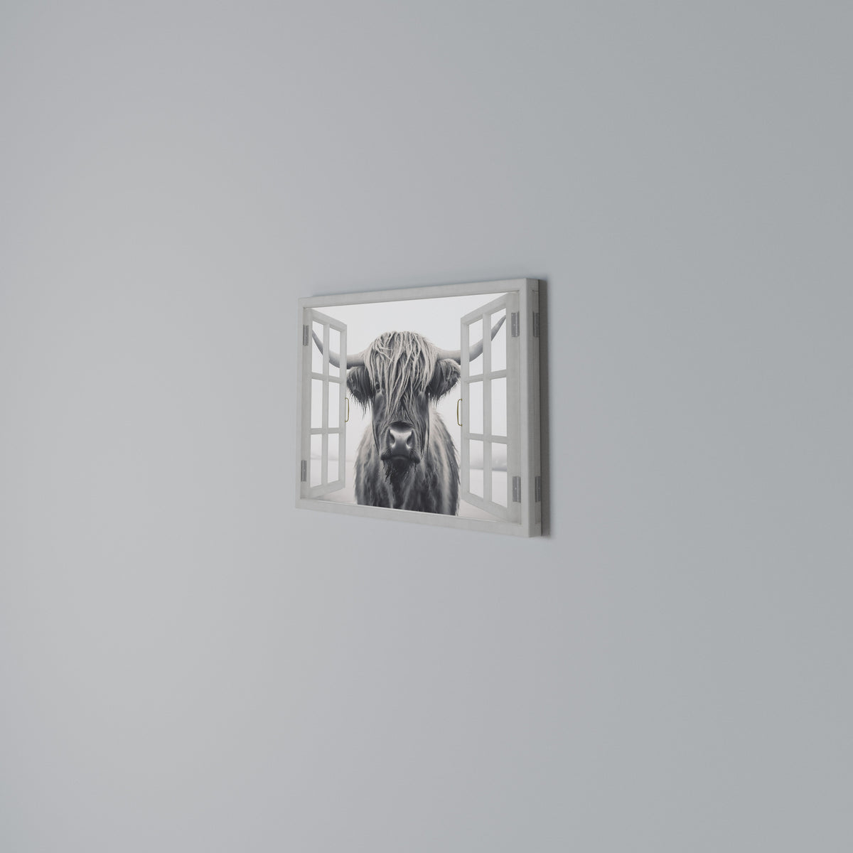 WILDLY WINDOWED VIEWS Horizontal Canvas Print