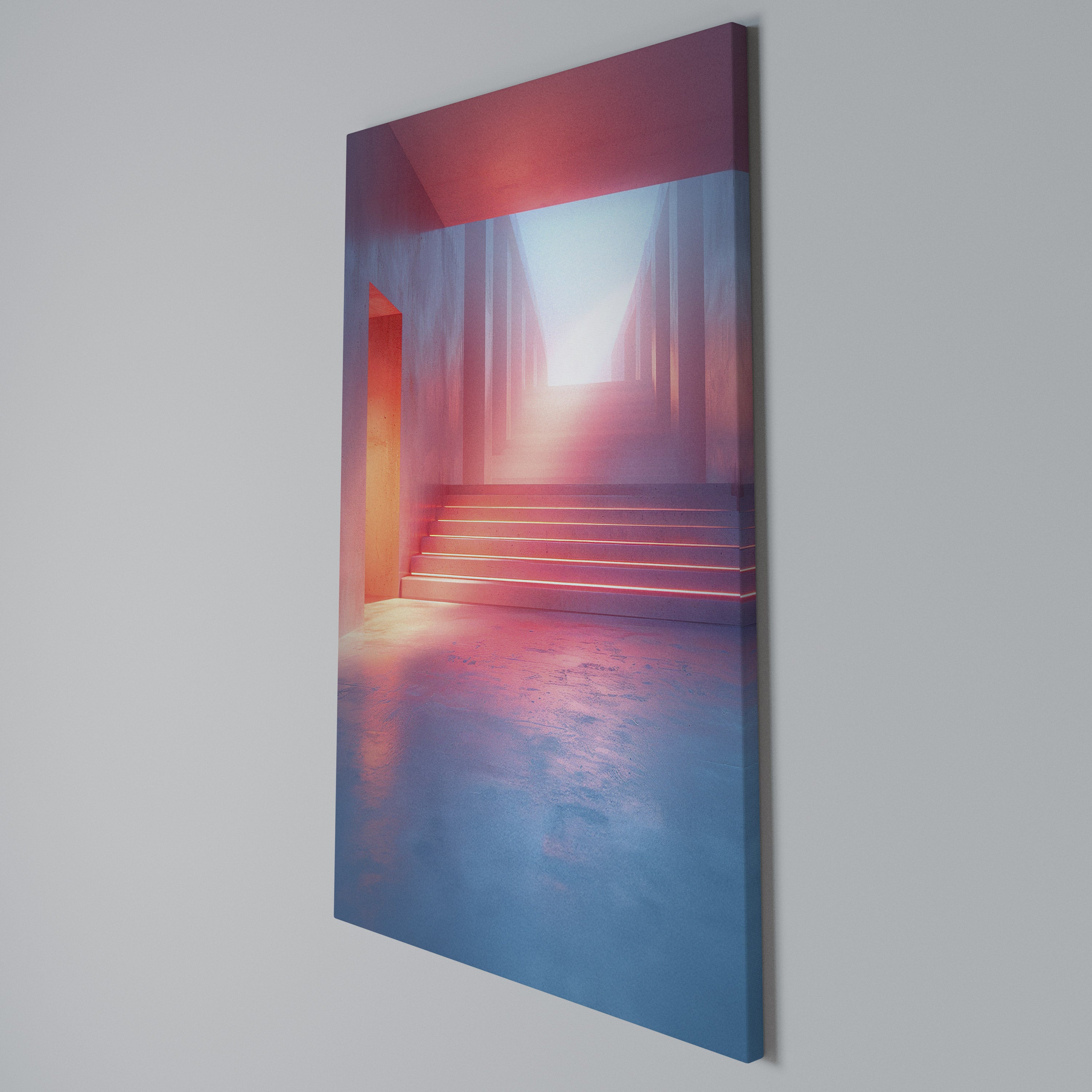 BRIGHT DIRECTION Cuadro en lienzo vertical