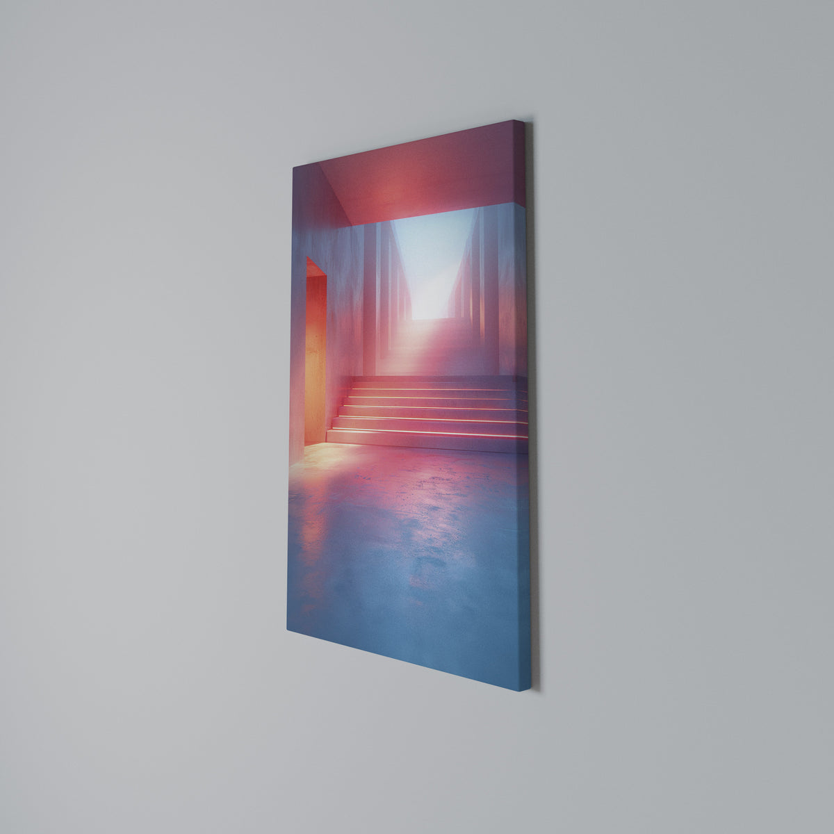 BRIGHT DIRECTION Cuadro en lienzo vertical