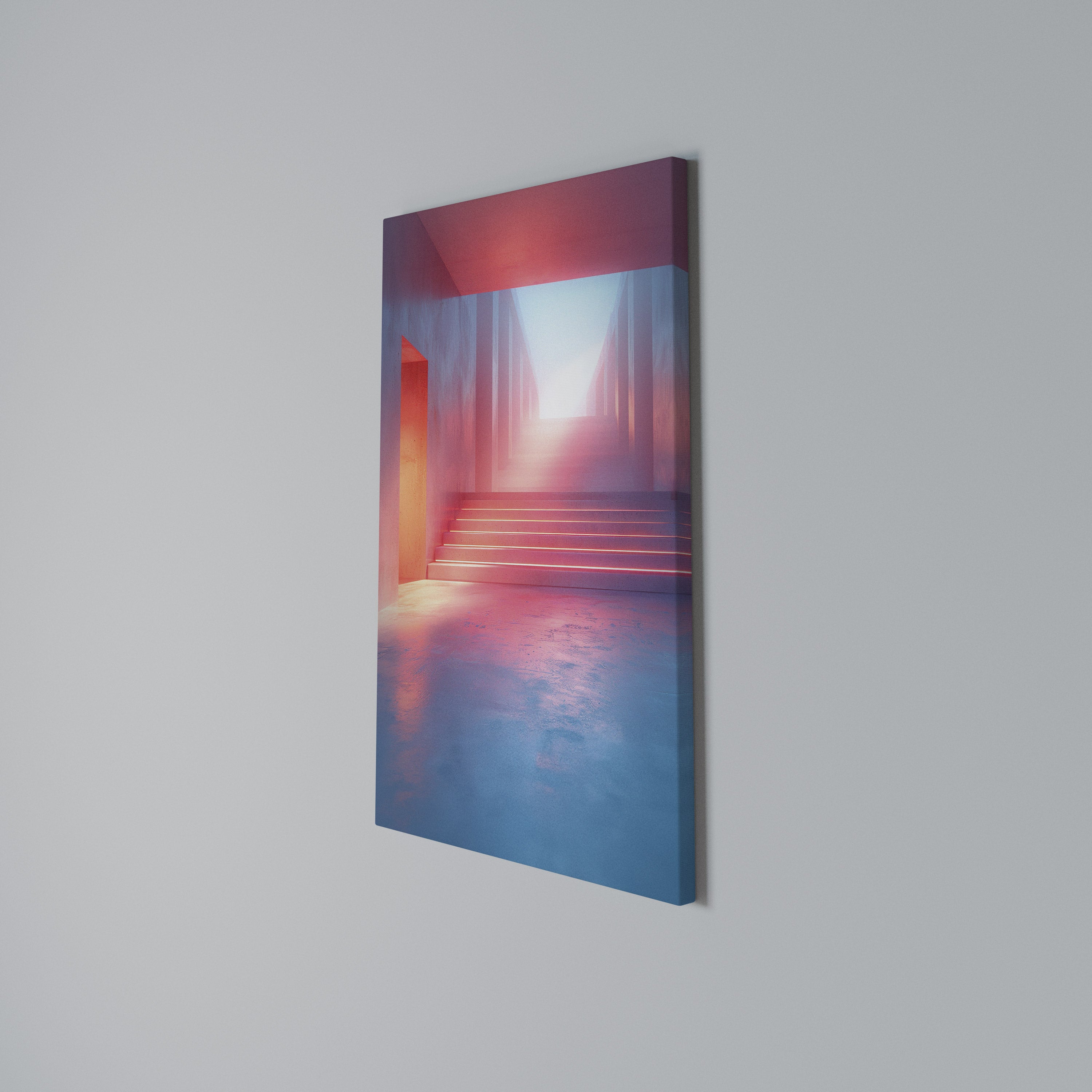BRIGHT DIRECTION Cuadro en lienzo vertical