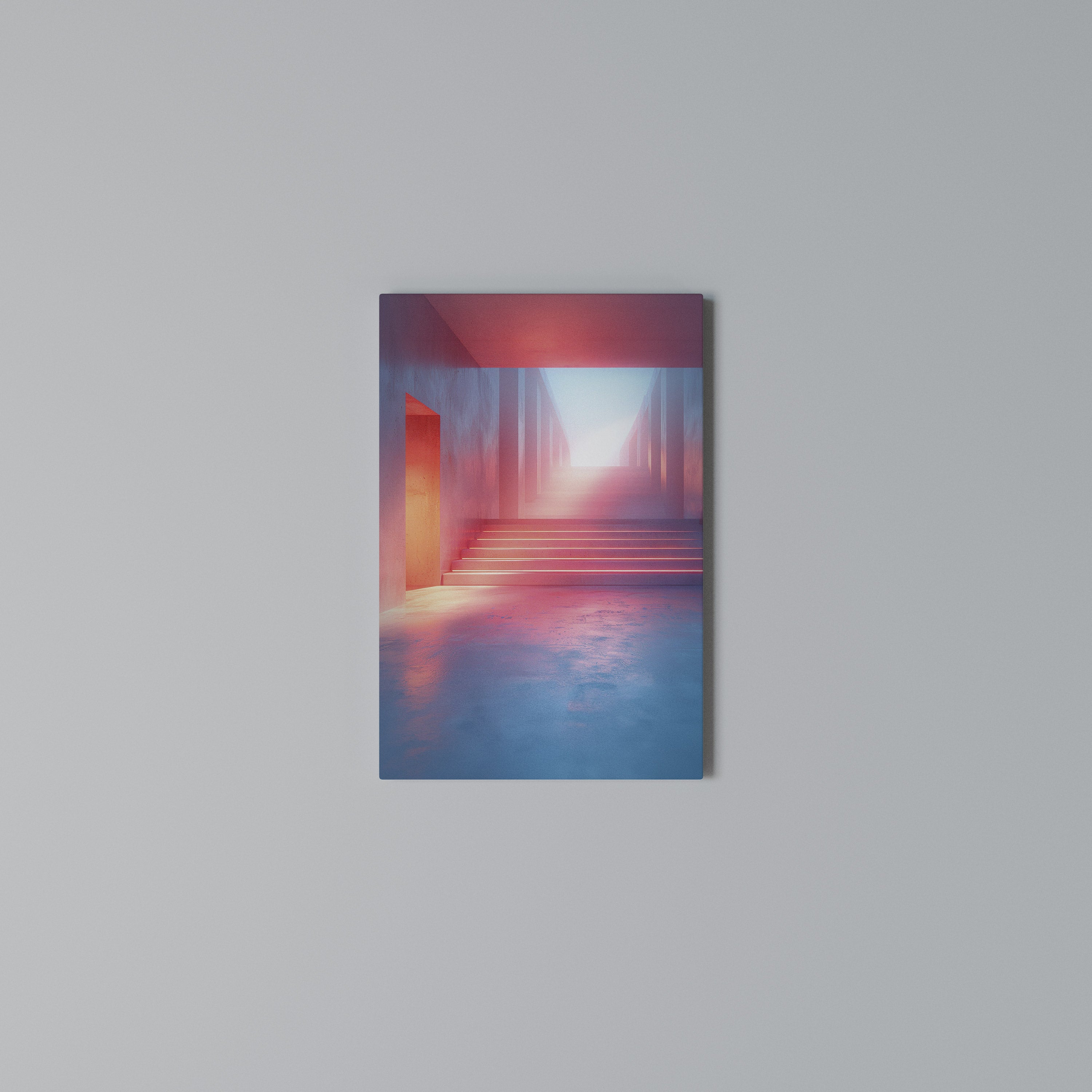 BRIGHT DIRECTION Cuadro en lienzo vertical