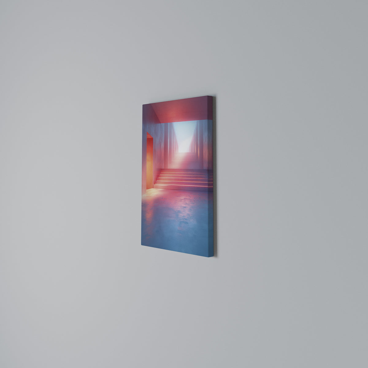 BRIGHT DIRECTION Cuadro en lienzo vertical