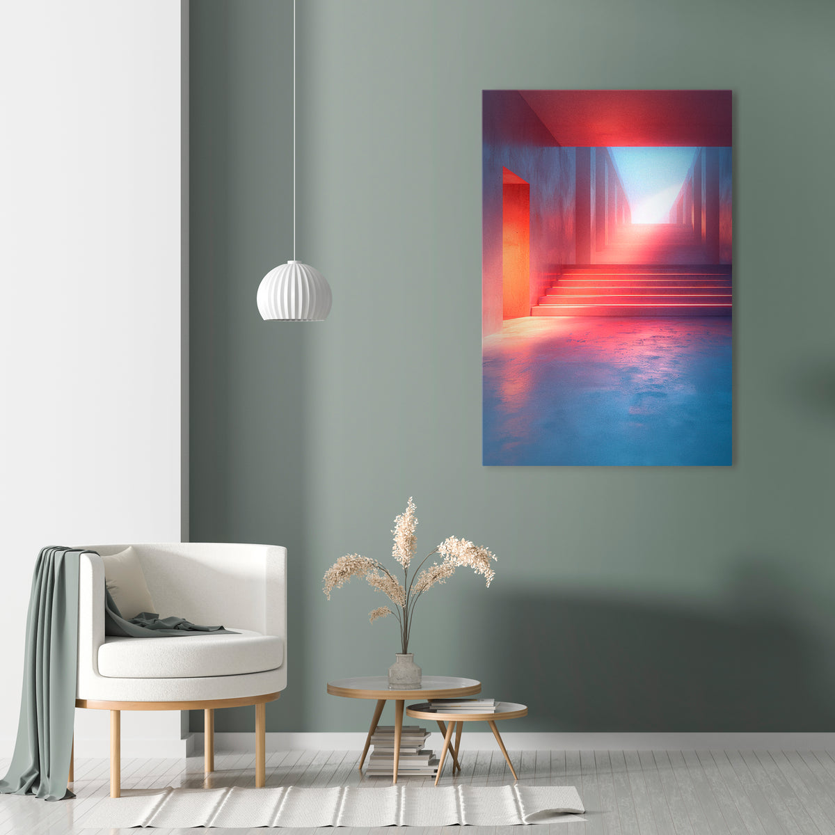 BRIGHT DIRECTION Cuadro en lienzo vertical