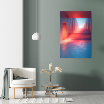 BRIGHT DIRECTION Cuadro en lienzo vertical