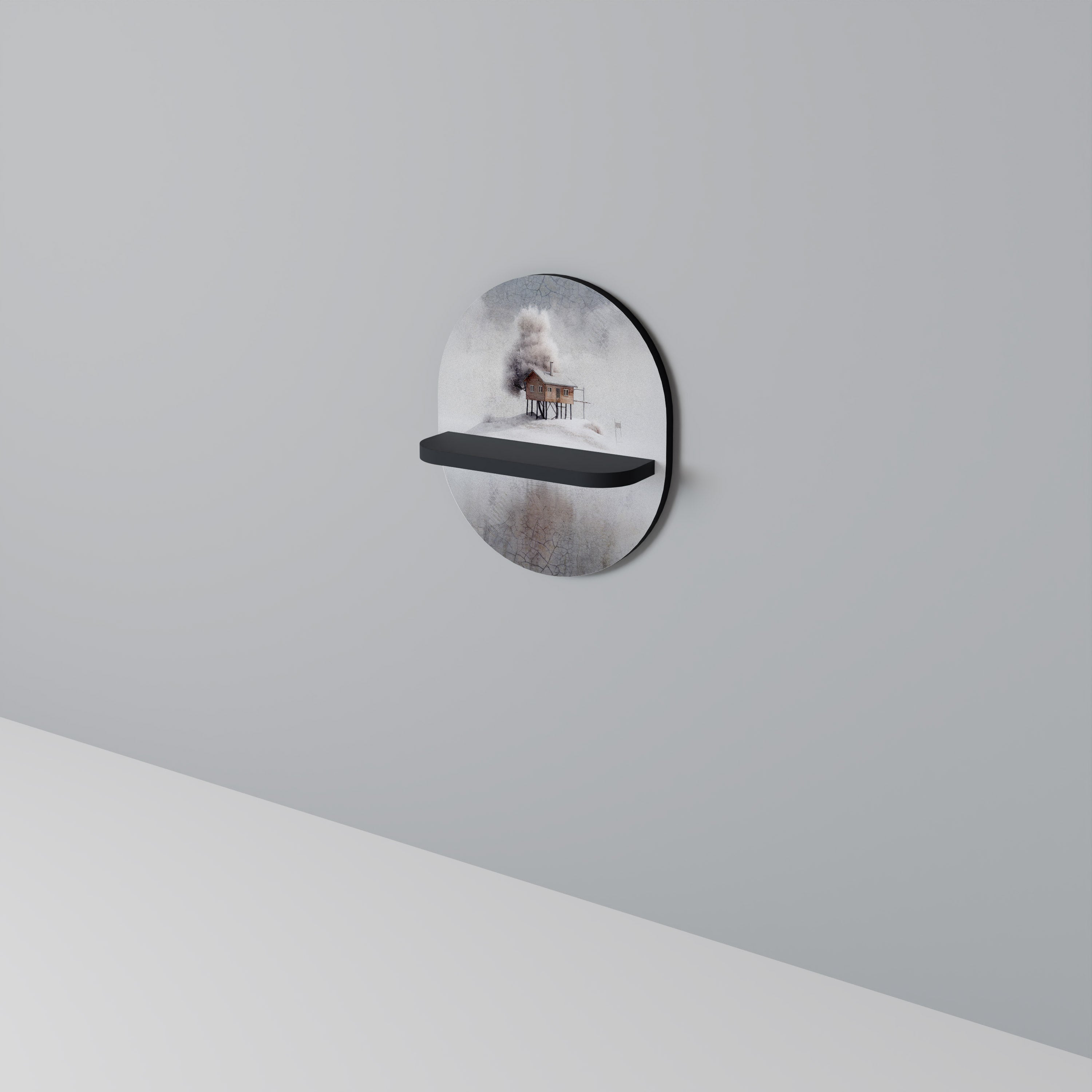 SILENT CABIN Estante Artístico