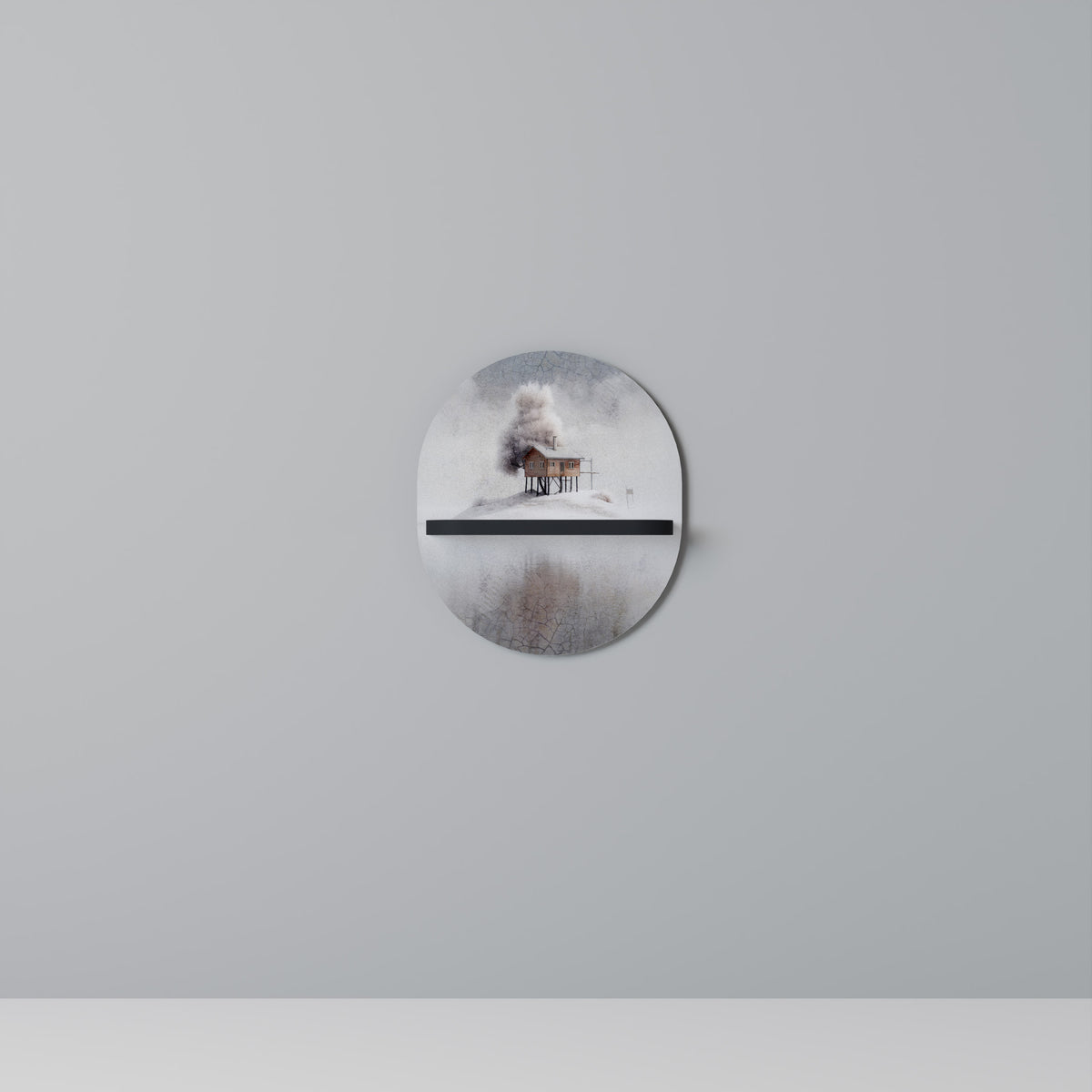 SILENT CABIN Dekoratives Wandregal