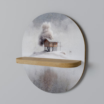 SILENT CABIN Dekoratives Wandregal
