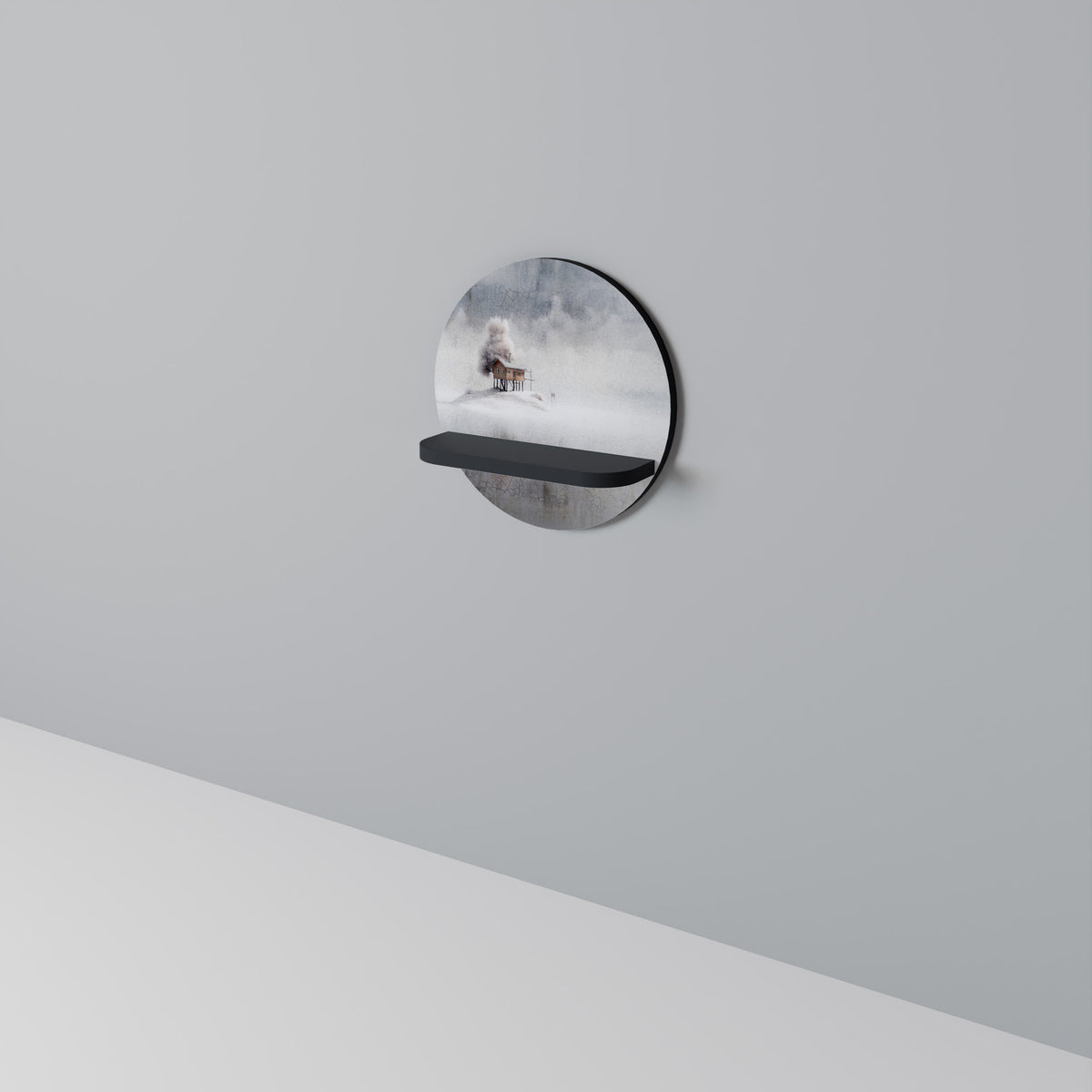 SILENT CABIN Dekoratives Wandregal