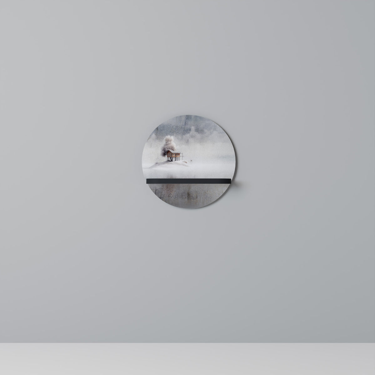 SILENT CABIN Dekoratives Wandregal