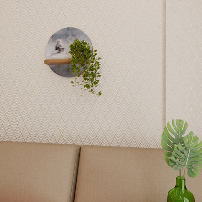 SILENT CABIN Dekoratives Wandregal