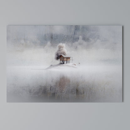 SILENT CABIN Stampa su tela orizzontale
