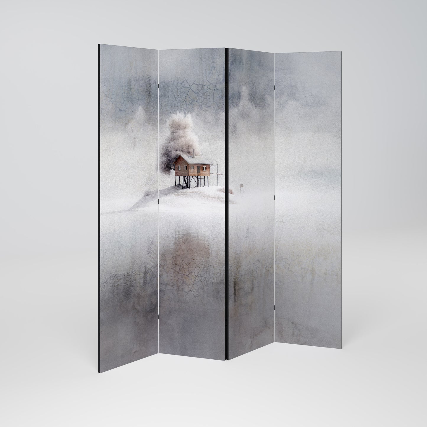SILENT CABIN 4-teiliger Paravent