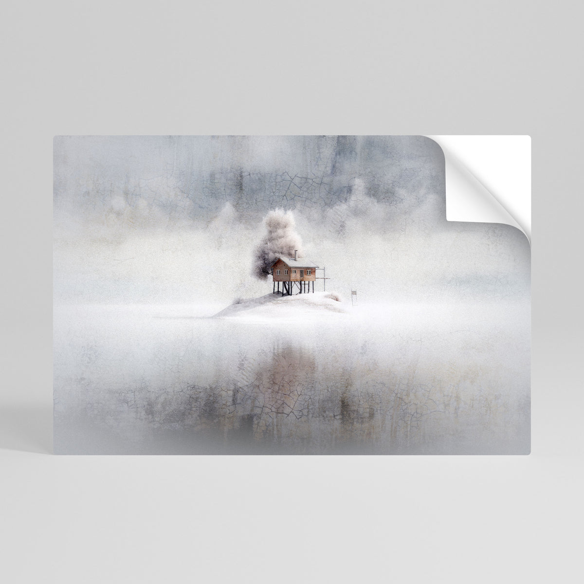 SILENT CABIN Poster Orizzontale Adesivo