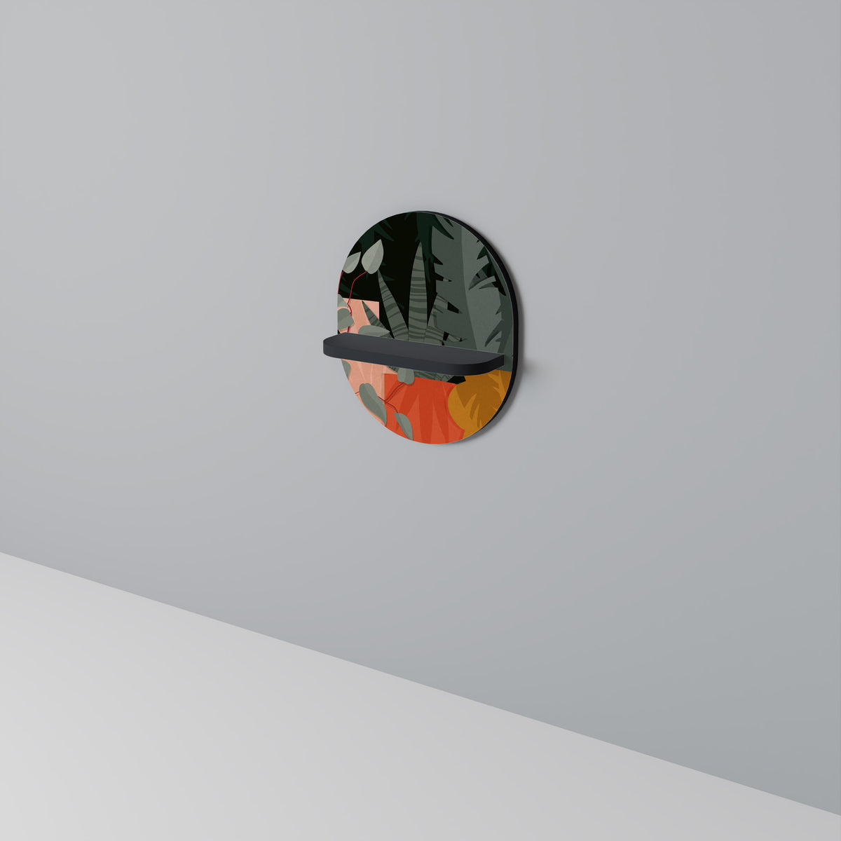 TROPICAL COMPOSITION Prateleira Artística