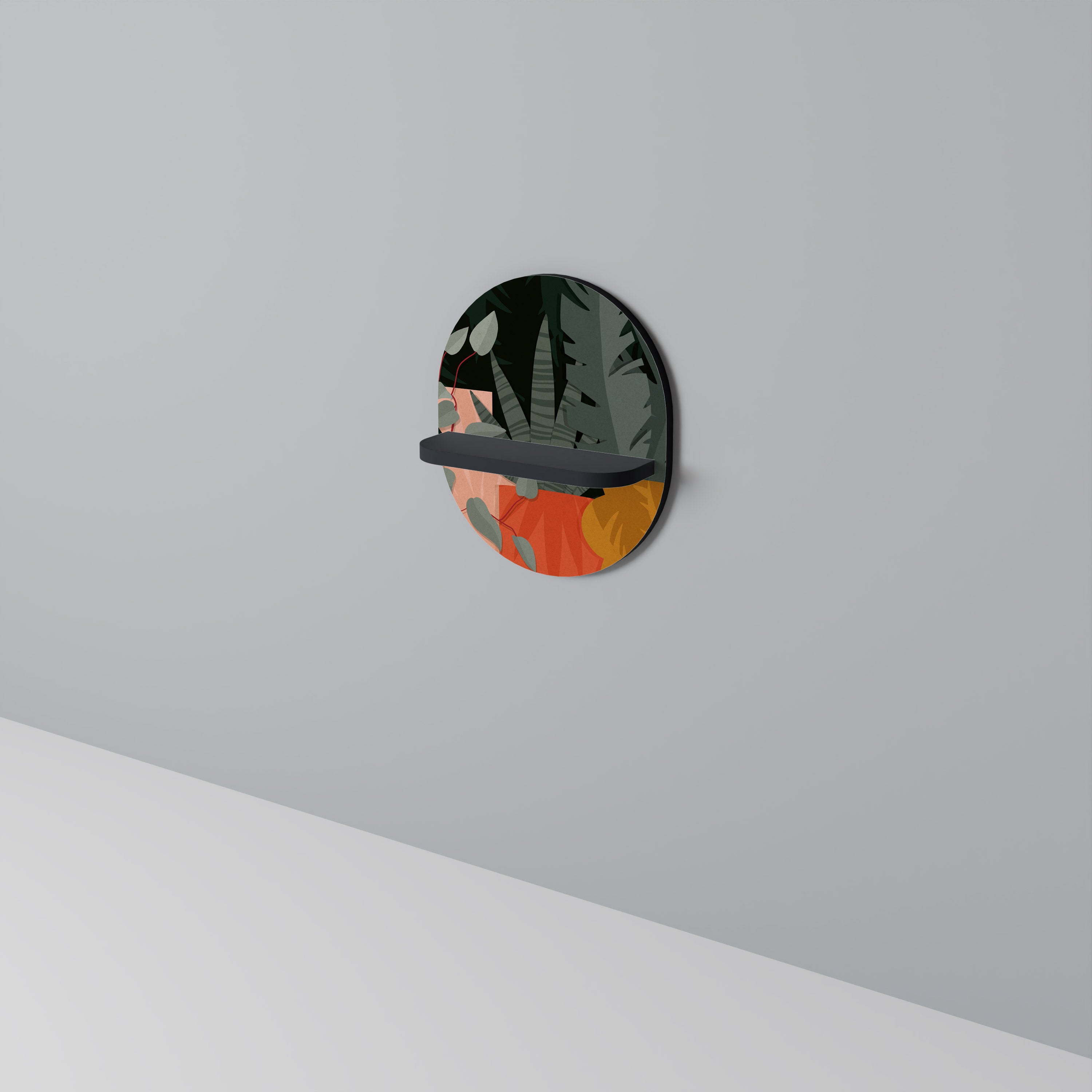 TROPICAL COMPOSITION Estante Artístico