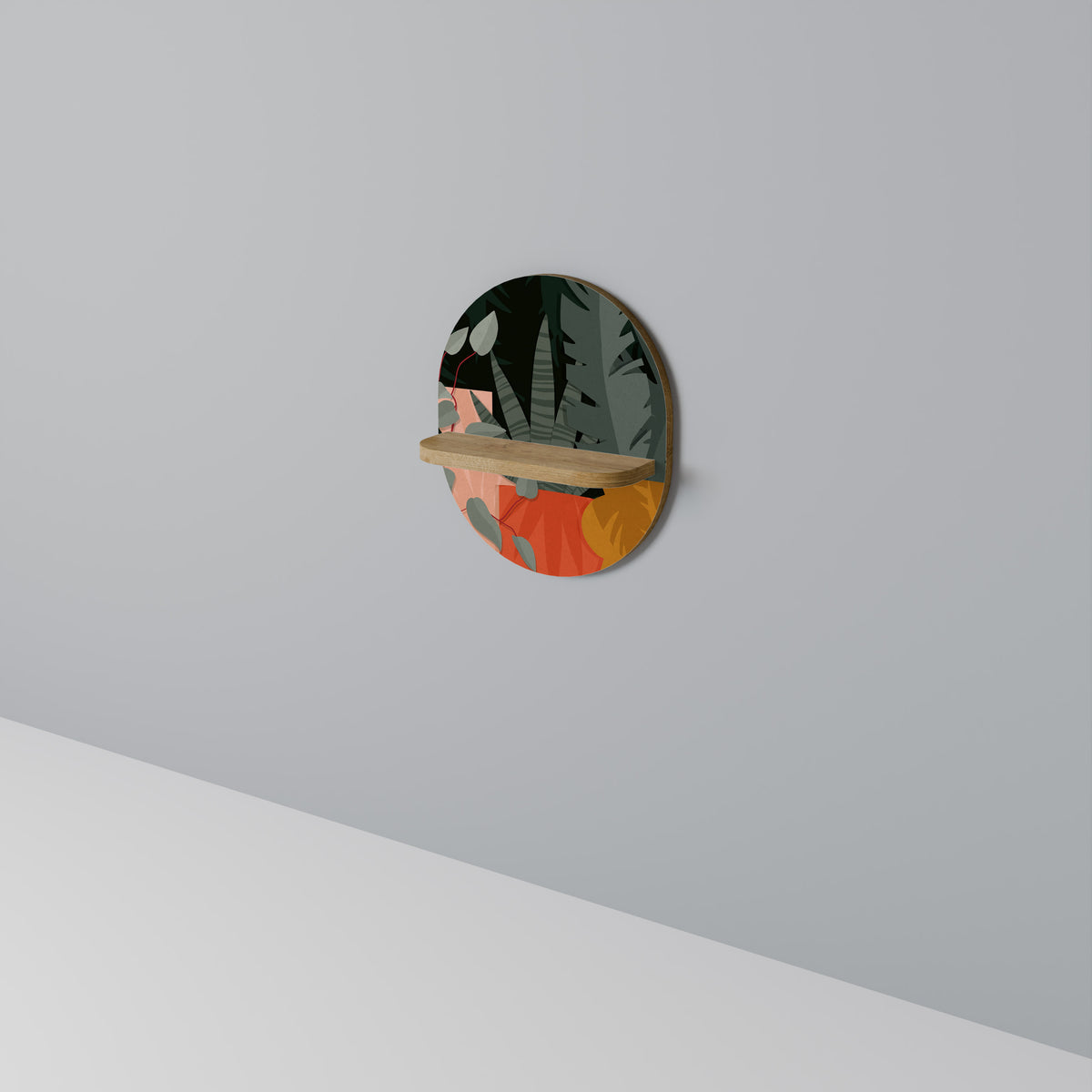 TROPICAL COMPOSITION Prateleira Artística