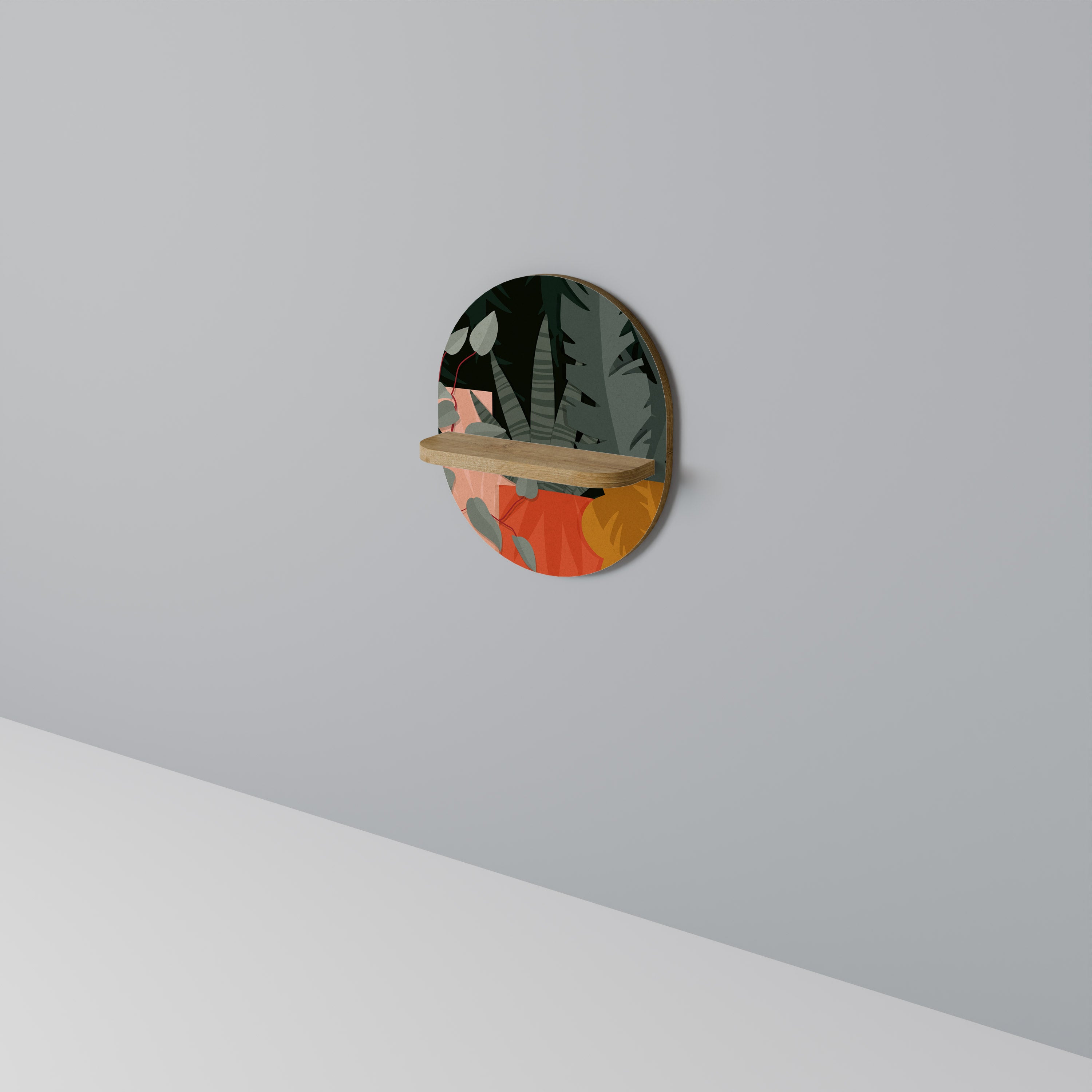 TROPICAL COMPOSITION Estante Artístico