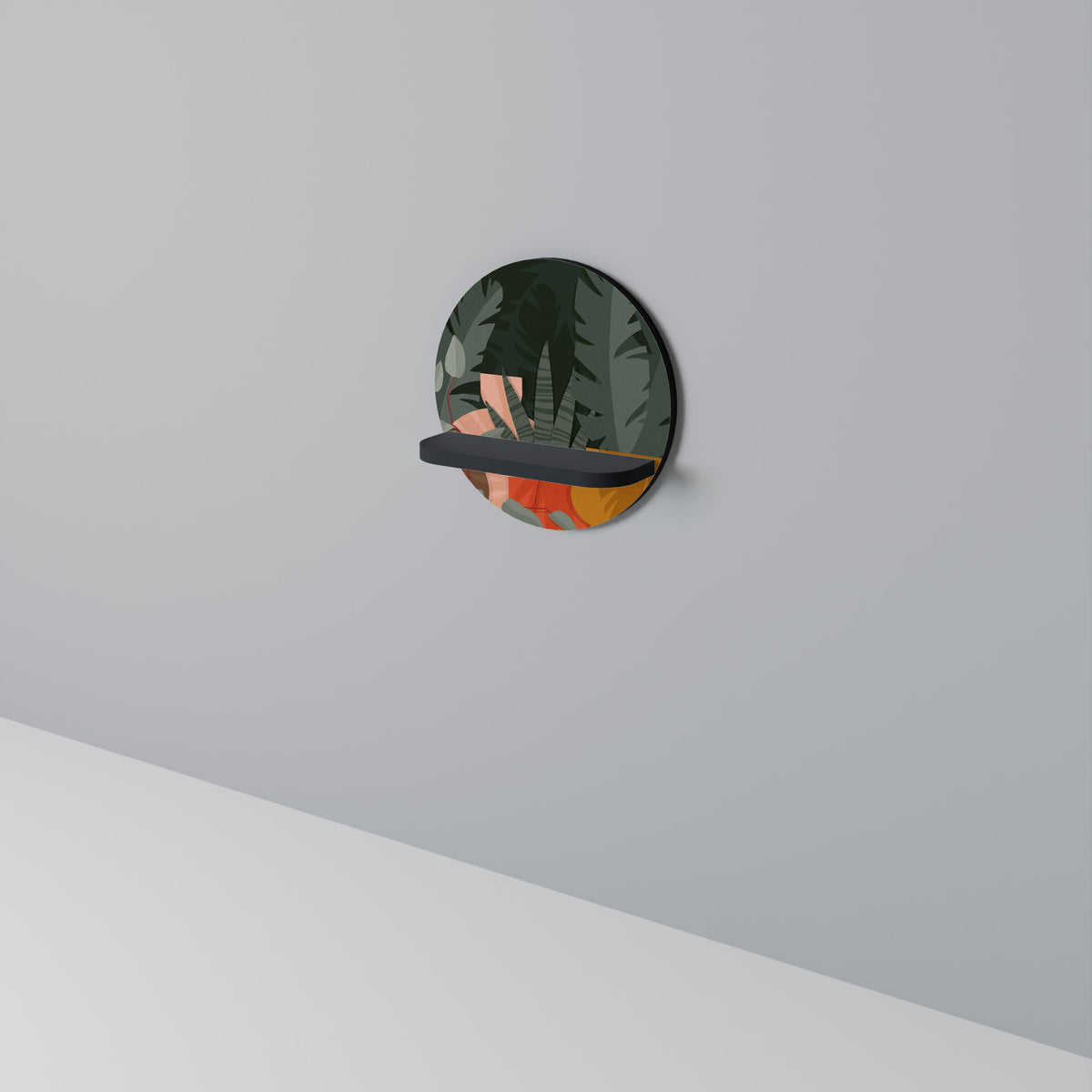 TROPICAL COMPOSITION Prateleira Artística