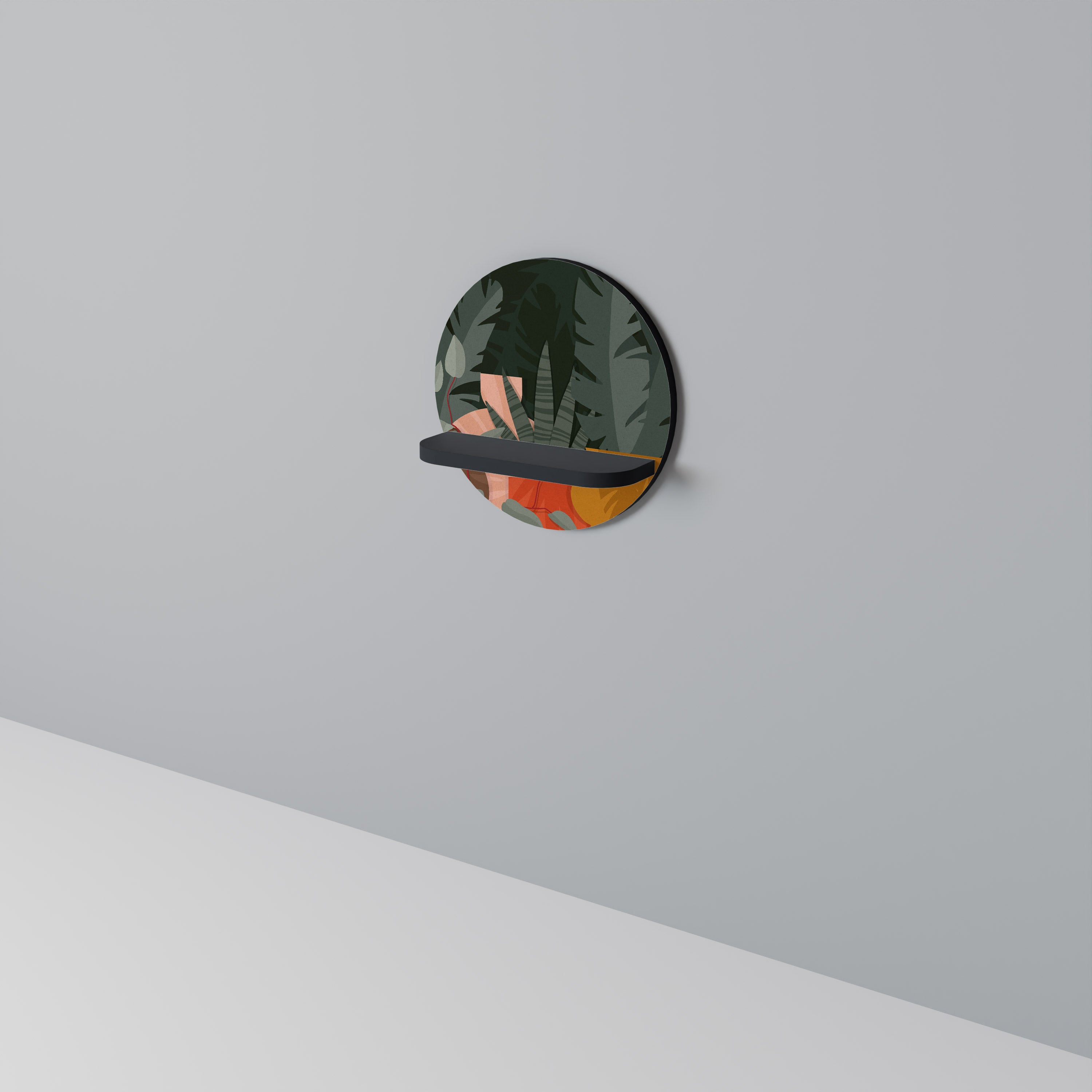 TROPICAL COMPOSITION Estante Artístico