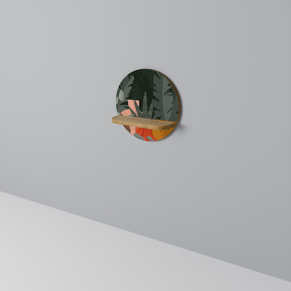 TROPICAL COMPOSITION Prateleira Artística