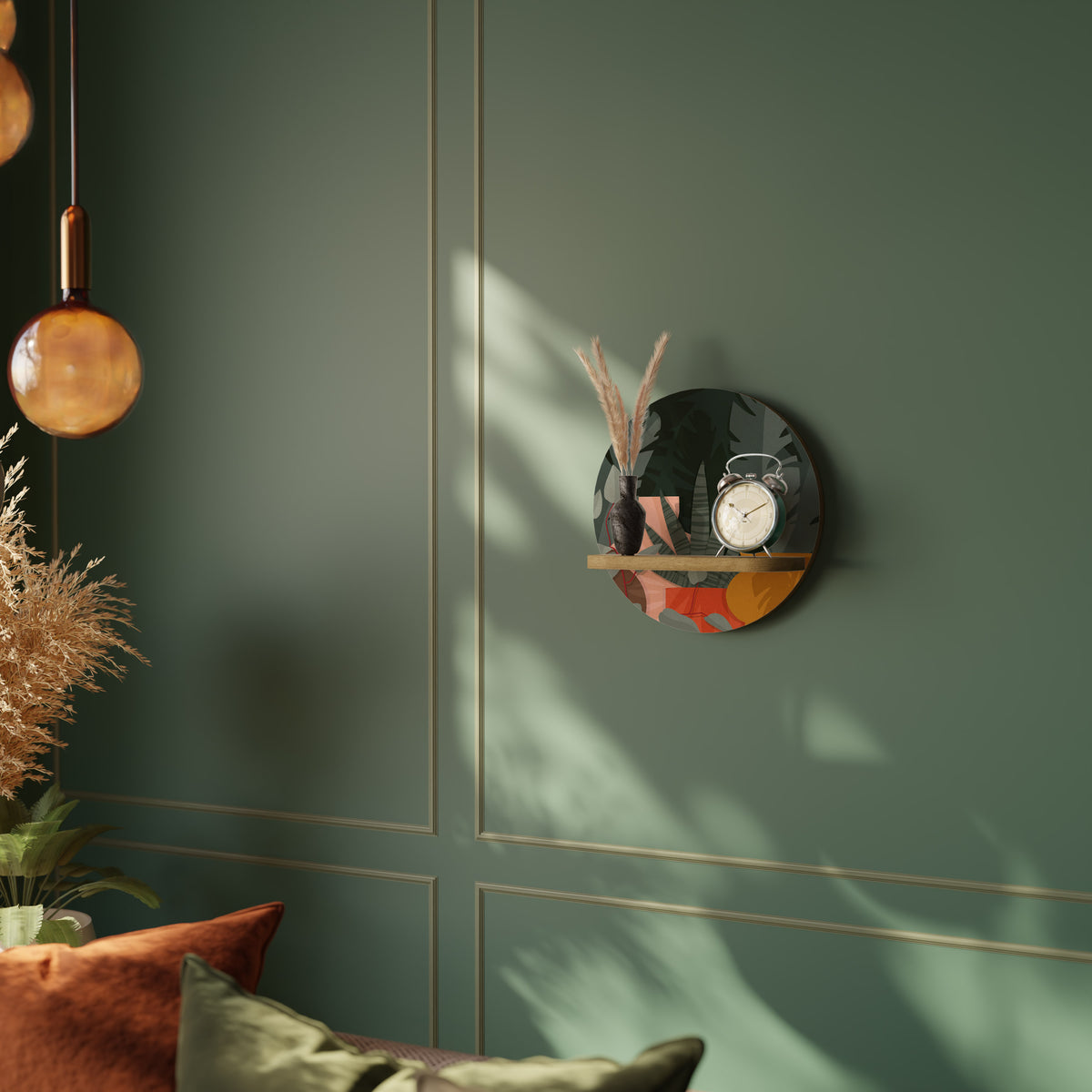 TROPICAL COMPOSITION Art Shelf