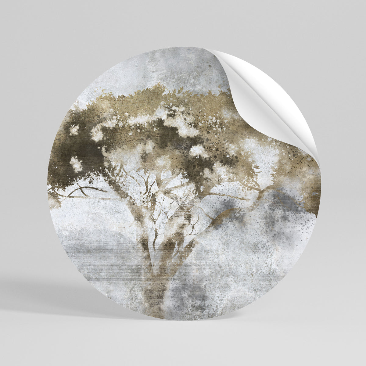 LONESOME CROWN Runder Wandsticker zum Abziehen und Aufkleben