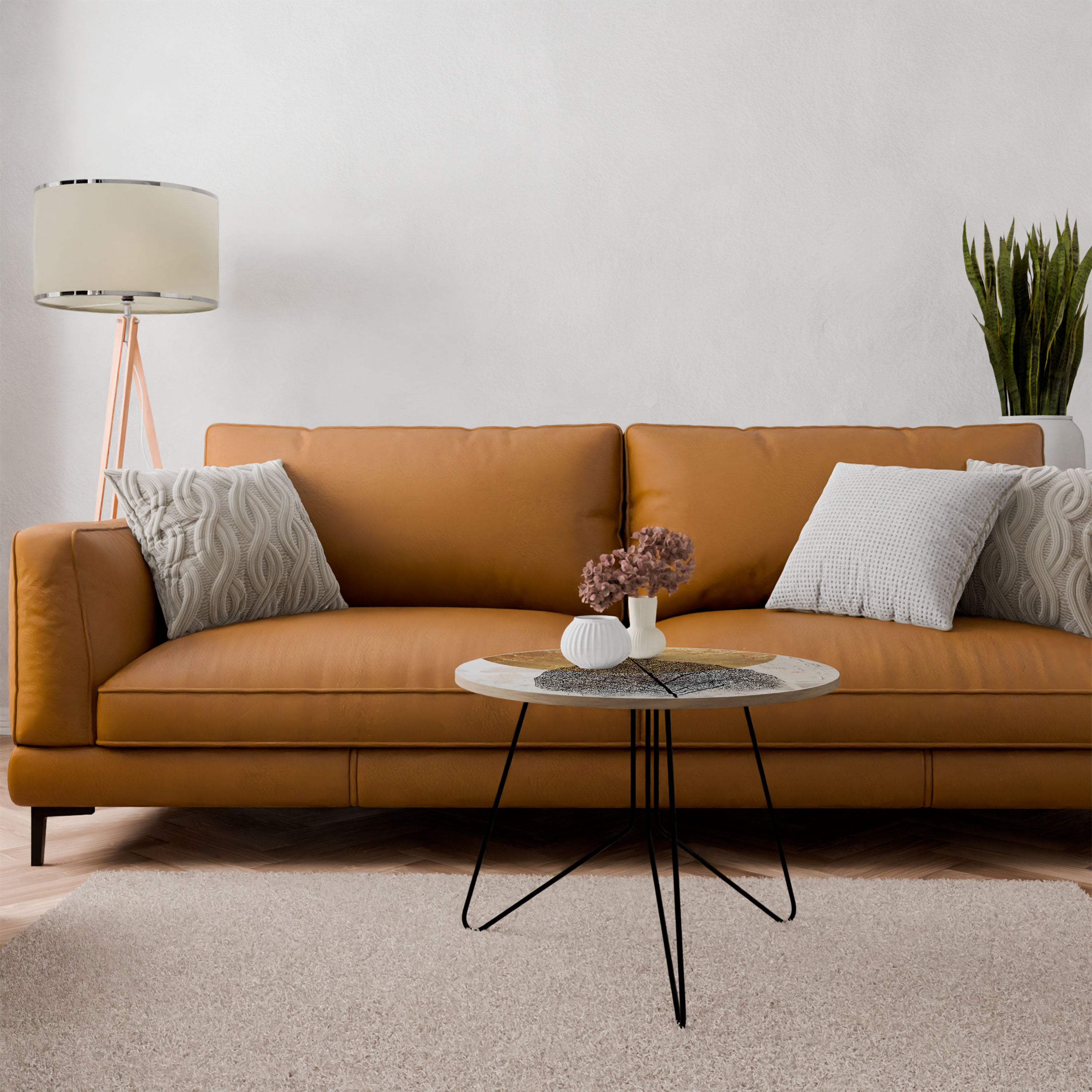 GOLD NERVATIO Couchtisch