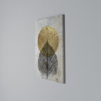 GOLD NERVATIO Quadro em tela vertical