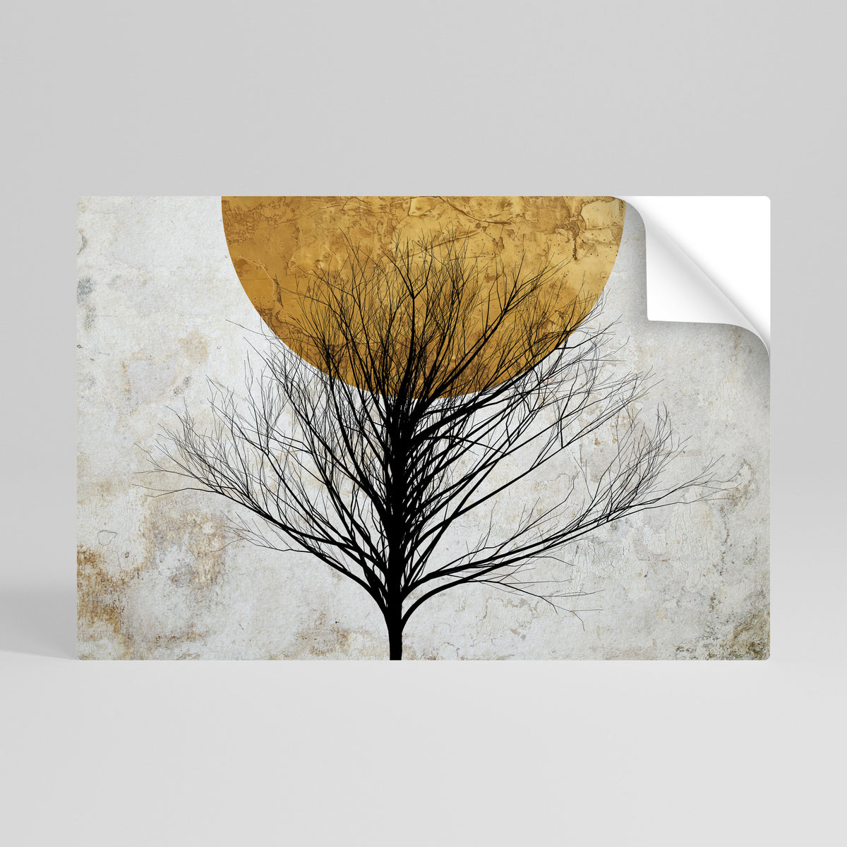 LONELY TREE Poster Orizzontale Adesivo