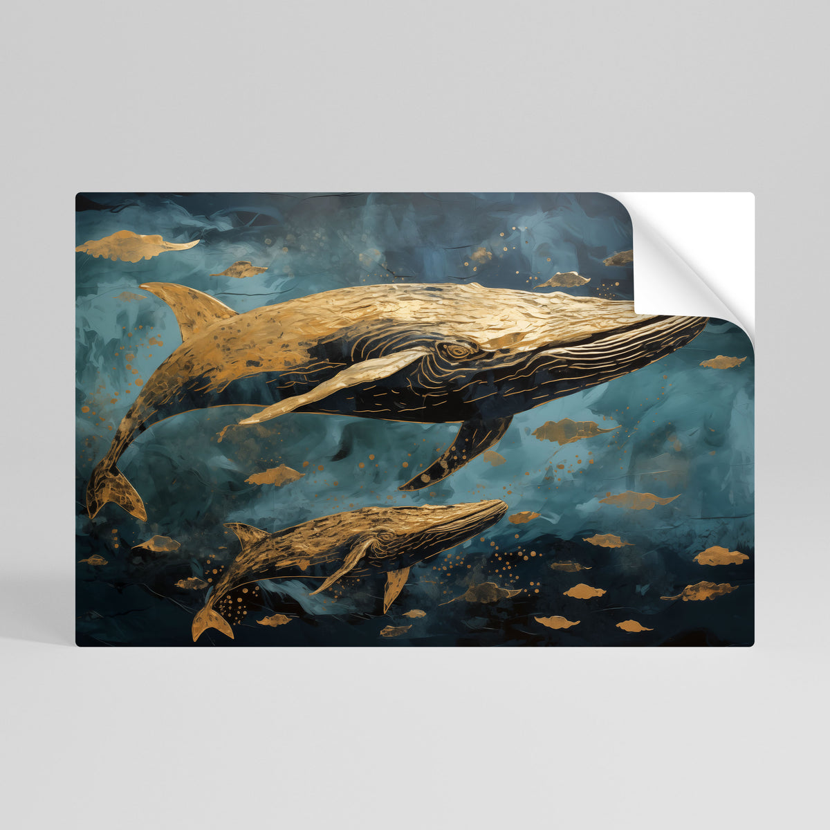 WHALE SONG SYMPHONY Poster Orizzontale Adesivo
