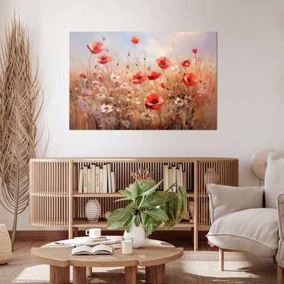 POPPY DREAMSCAPE Stampa su tela orizzontale