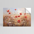 POPPY DREAMSCAPE Peel and Stick Horizontal Poster