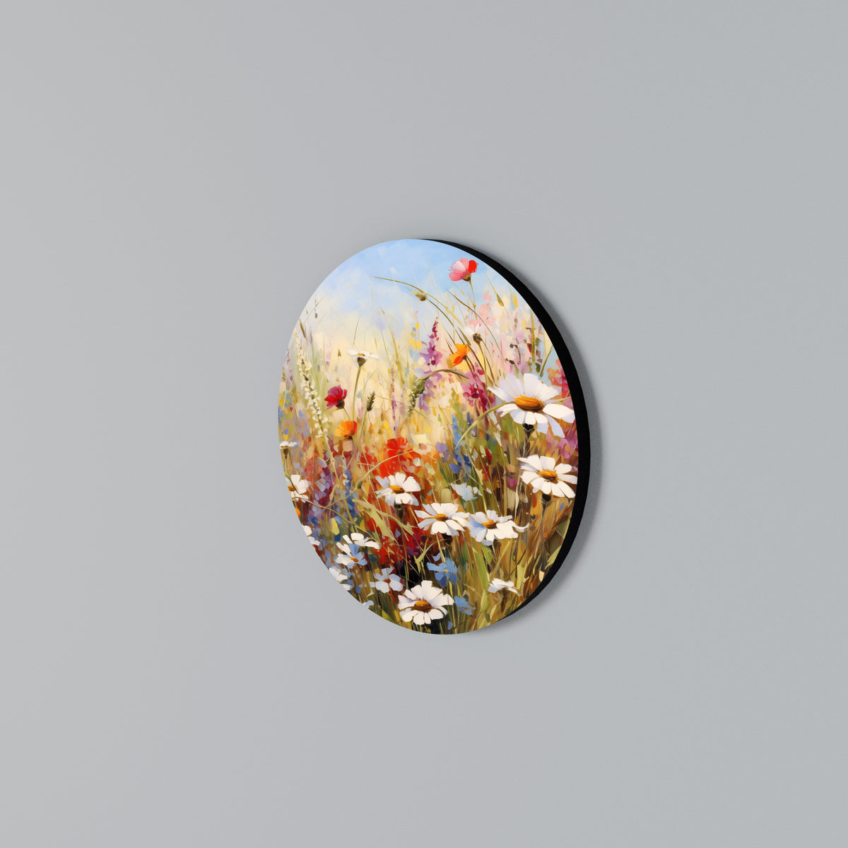 DAISY DAYDREAMS Arte de pared redondo