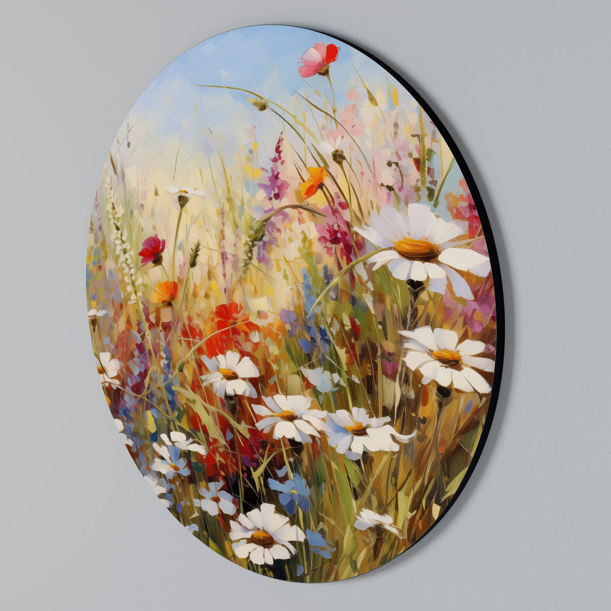 DAISY DAYDREAMS Arte de pared redondo