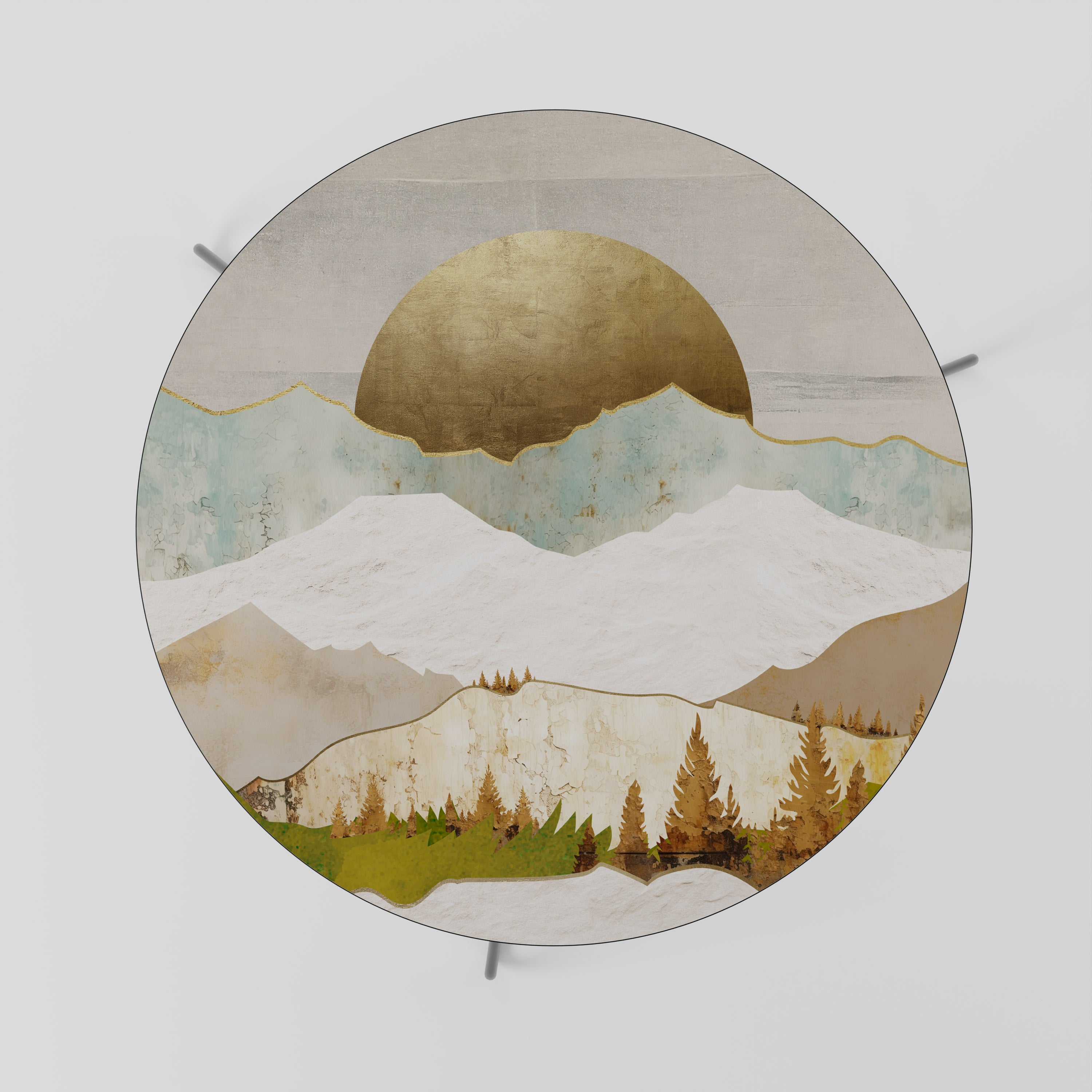 GOLDEN WINTER Τραπεζάκι σαλονιού