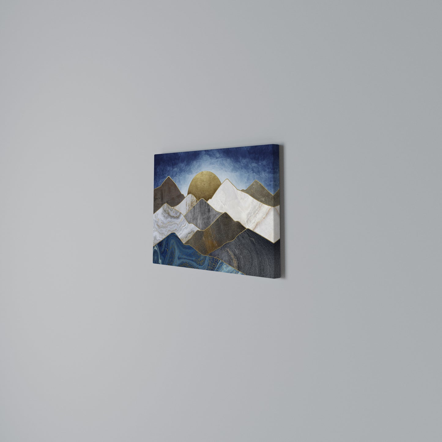 SHEEN OF PEAKS Cuadro en lienzo horizontal